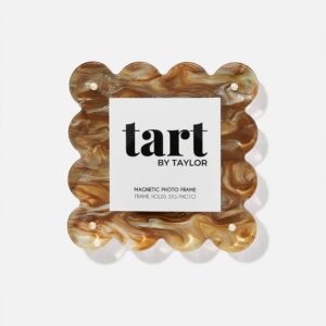 Tart Brown Marbled Mini Acrylic Picture Frame