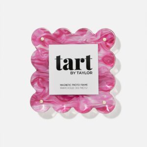 Tart Pink Marbled Mini Acrylic Picture Frame