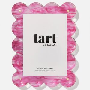 Tart Pink Marbled Acrylic Picture Frame