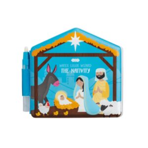 Mud Pie Kids Christmas Nativity Water Wizard Book