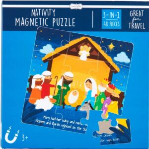 Mud Pie Kids Christmas Nativity Magnetic Puzzles