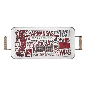 Glory Haus Arkansas Collage Enamel Tray