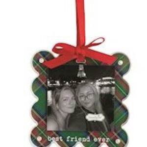 Mud Pie Best Friend Photo Ornament