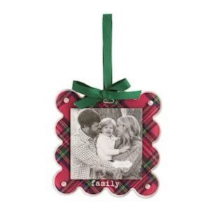 Mud Pie Family Photo Ornament