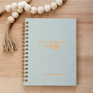 Anastasia Prayer Journal - Green Linen