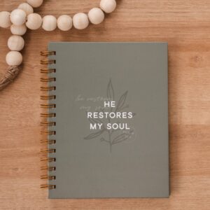 Avery Vaughan 2 Anastasia He Restores My Soul Hardcover Journal