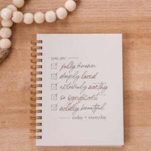 Anastasia You are Fully Known Checklist Hardcover Journal