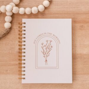 Anastasia Joy Comes in the Morning Hardcover Journal