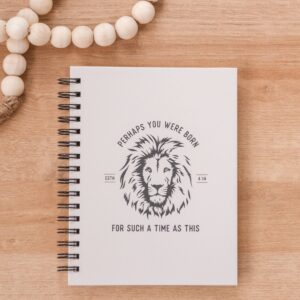 Anastasia For Such a Time as This Esther Lion Hardcover Journal