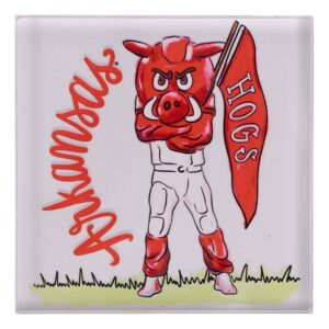 Glory Haus Arkansas Mascot Napkin Weight