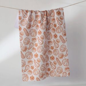 Geometry Harvest Sketch Tea Towel