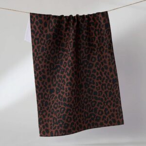 Geometry Midnight Safari Tea Towel