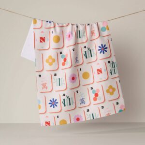 Geometry Tile Toss Tea Towel