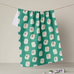 Geometry Tile Flow Tea Towel