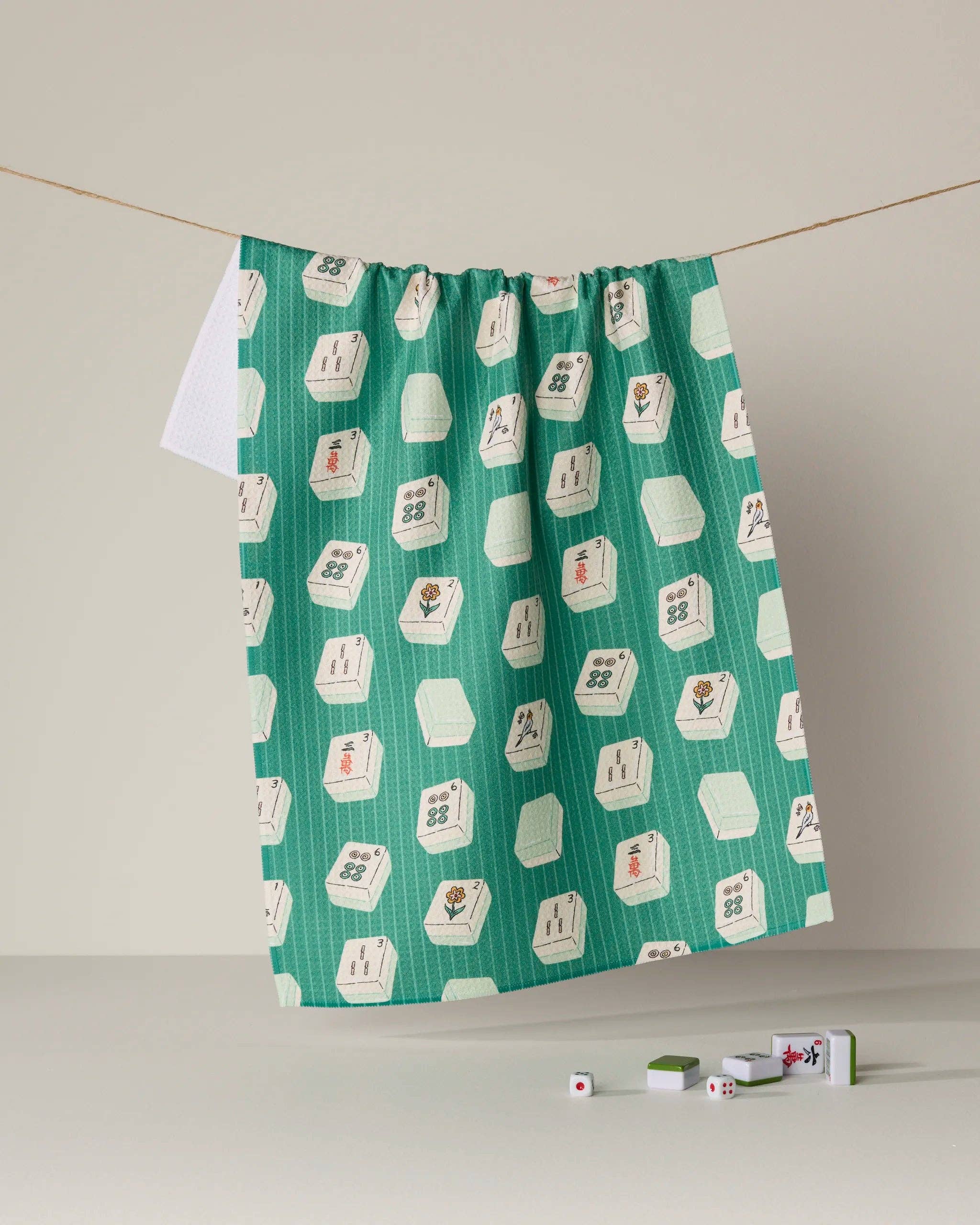 Geometry Tile Flow Tea Towel 1 Geometry Tile Flow Tea Towel