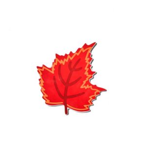 Happy Everything Red Fall Leaf Big Attachment