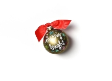 Coton Colors Merry and Bright Stars Glass Ornament