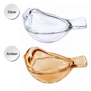Glass Bird Dice Holder – Mahjong Game Accessory