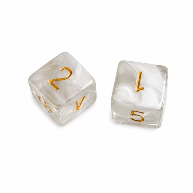 Swirl Translucent Mahjong Dice Gift Ready 1 Swirl Translucent Mahjong Dice Gift Ready