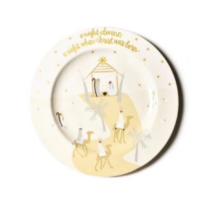 Coton Colors Oh Holy Night 14 Round Platter
