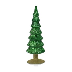 Zodax Miramonti Glass Tree On Gold Glitter Base - Classic