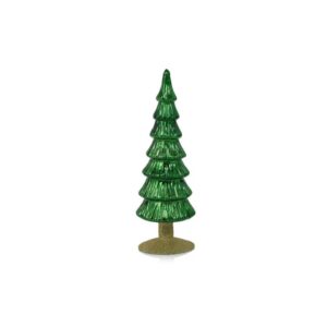 Zodax Miramonti Glass Tree On Gold Glitter Base - Classic - Small