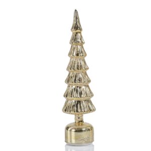 Zodax Alpine Rotating LED Tree - Antique Gold 16.5"