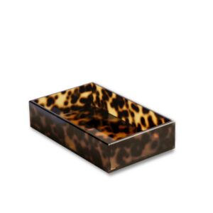 Vida Acrylic Tortoise Guest Towel Holder