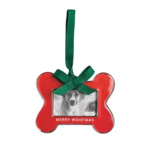 Mud Pie Merry Woofmas Frame Ornament