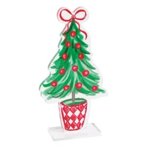 Mud Pie Lg Acrylic Topiary Sitter