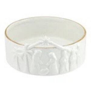 Santa Barbara Ceramic Nativity Bowl - 6"