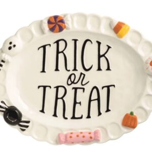 Mud Pie Halloween Candy Platter, Serving Platter, Holiday Serveware, Hostess Gift, Serving Dish, Seasonal Table Decor