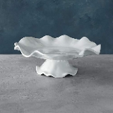 Beatriz Ball Vida Havana Pedestal Cake Plate White