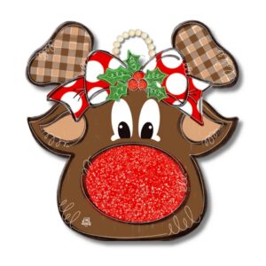 DK Designs Reindeer Door Hanger