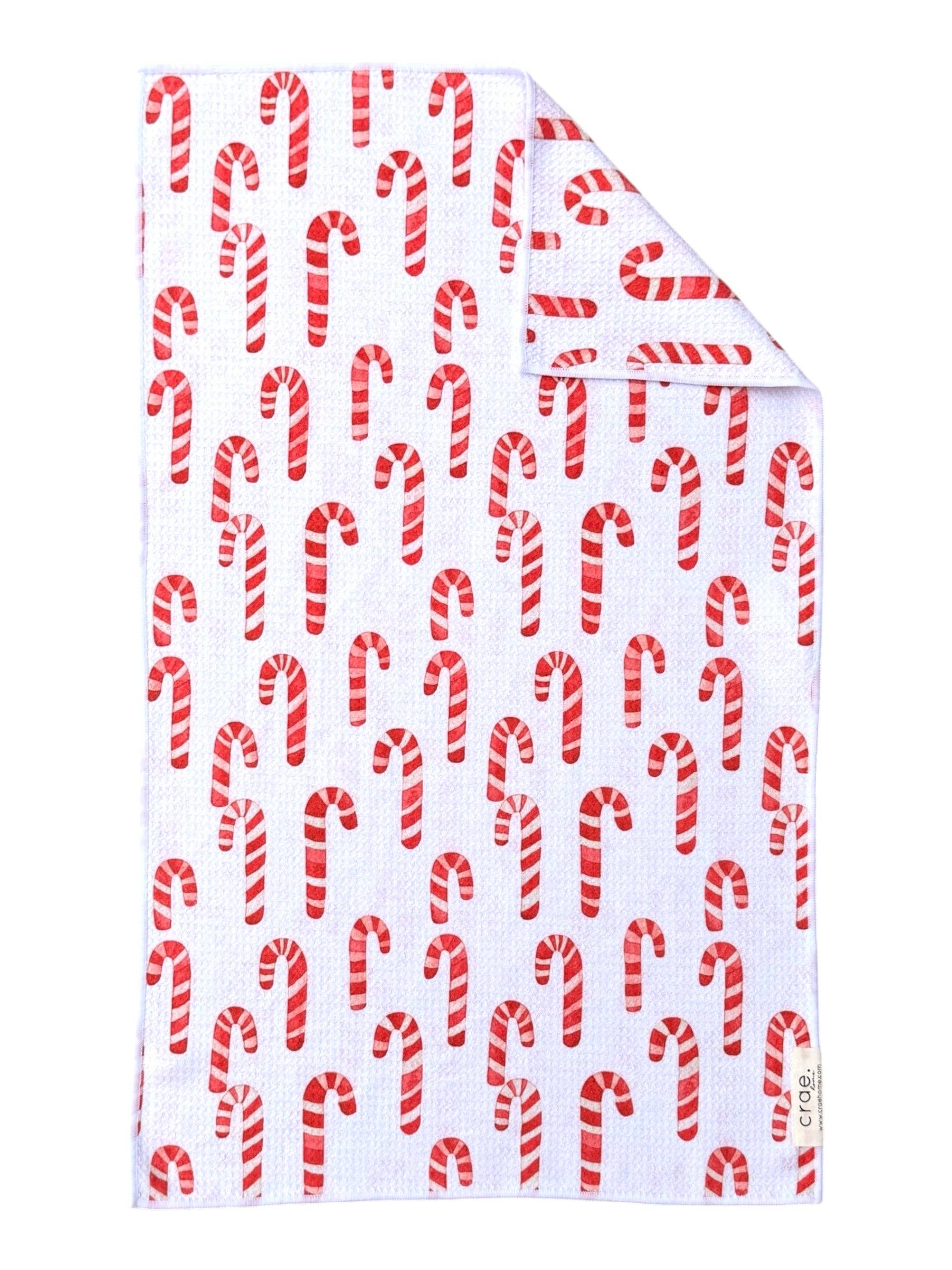 Crae Twisted Sweet: Double-Sided Hand Towel 1 Crae Twisted Sweet: Double-Sided Hand Towel