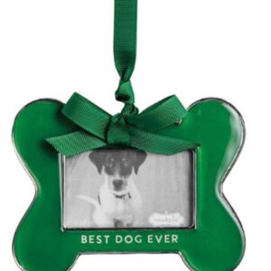 Mud Pie Best Dog Ever Frame Ornament
