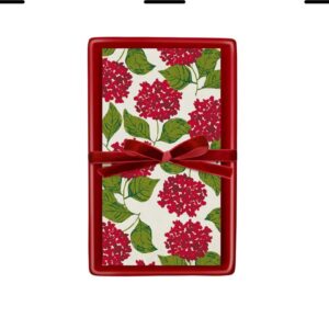 Santa Barbara Guest Napkin Tray, Hydrangeas