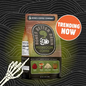 Bones Better Brain Mushroom Coffee | Dark Roast | 10oz