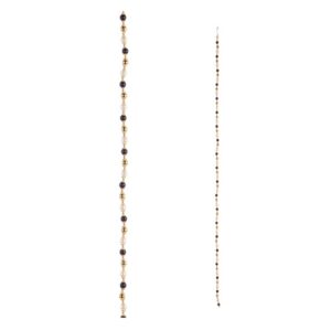 Raz Black, White And Pearl Garland