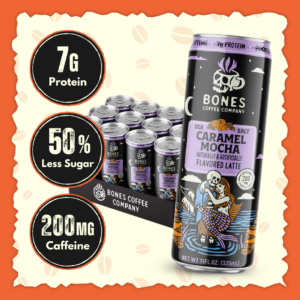 Bones Sea Salt Caramel Mocha Latte Iced Coffee