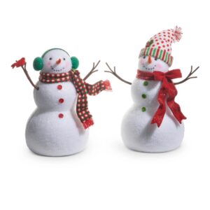 Raz 18" Whimsical Snowman Plush Tabletop by RAZ Imports
