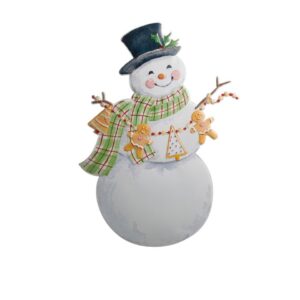 Raz Gingerbread Baking Snowman Yard Stake