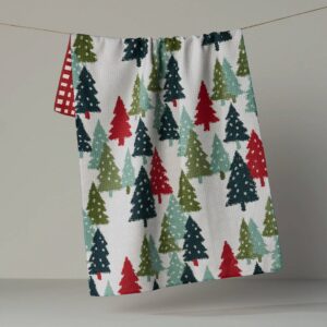 Geometry Pine Parade Luxe Kitchen Towel - Holiday 2026